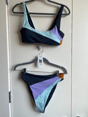 L*Space Lizzie Sunburst Bikini set Size Large